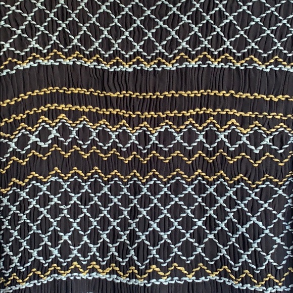 Free People Late Night Picnic smoked navy dress - Picture 7 of 8